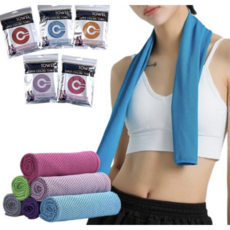 쿨타올 스포츠타올 냉감타올 아이스타올 쿨타월, 그레이(단일상품), 1개