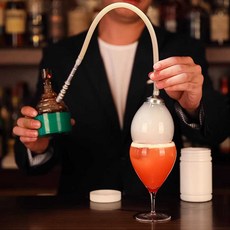 아로마건 스모크 칵테일 블래스터 오일 훈제 버블, 1개