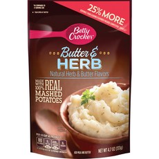 Betty Crocker 버터 앤 허브 메이드 with 리얼 매쉬드 포테이토, 133g, 1개
