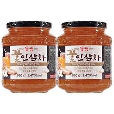 마켓마고25 꿀인삼차80g 2병 겨울차, 2개 580g
