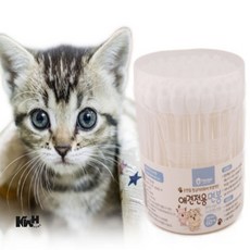 반려동물 면봉 60개 강아지귀면봉 애견면봉 애견귀청소