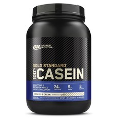 OPTIMUM NUTRITION 歐恩 Optimum Nutrition 黃金標準 100% 酪蛋白粉 Optimum Nutrition 酪蛋白粉餅乾和奶油 4 磅（1.81 公斤）, 825g