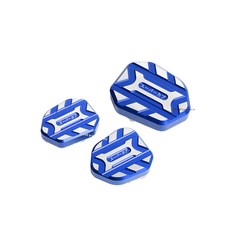킹콩 21 26 혼다 슈퍼커브110 브레이크 기어 발판 3종 호환용, 1세트, 블루