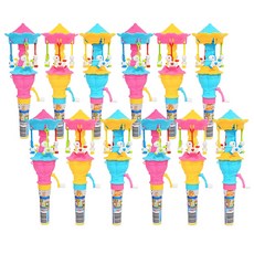 불빛 스핀 회전목마 12개 키즈비타 작동완구 장난감, 랜덤