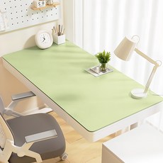 오피스프렌즈 미끄럼 방지 데스크 매트 깨끗한 책상보호 매트, 라이트그린