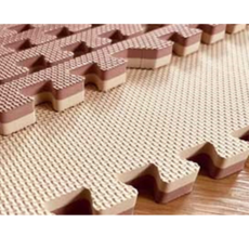 本富地墊 莫蘭迪雙色兩用厚巧拼 蘋果粉x駝絨米 高規瑞寶墊 SGS檢驗合格 寶寶地墊, 1個, 2cm厚 雙色雙面款【蘋果粉+駝絨米】,100x100cm【1大片】送4邊條, 【蘋果粉+駝絨米】