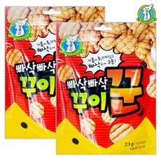 [퀴클리몰] 성경식품 빠삭빠삭 꾸이꾼, 2개, 23g