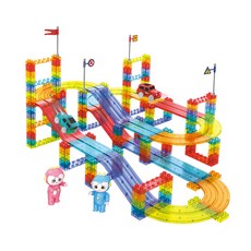 小牛津 磁力積木軌道車-152pcs, 1個