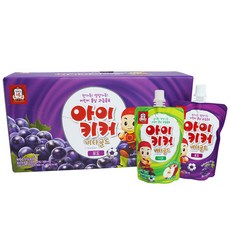 종근당 아이키커 비타골드 포도맛 100ml 1박스(10팩) + 사과맛 100ml 1팩, 11팩