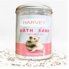 ※兔老爺※現貨快速出貨 HARVEY 倉鼠沐浴沙 浴砂/鼠砂/砂浴專用砂 浴沙 鼠砂 添加天然花草 不含人工香精, 1個