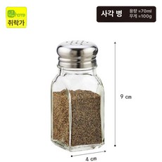 쿠킹탑 미니붕어빵기계 메이커 가정용 전기 4개 업소용, 70ml 사각 병 52호