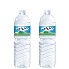 삼다수 생수 유라벨 부족시 무라벨 발송, 2L, 1개