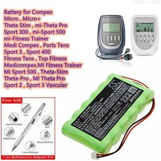 배터리 032002690 018004913 Compex MI 피트니스 트레이너 Mi Sport 500 Theta-Stim Theta-Pro Theta Pro 3 혈관용