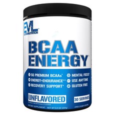 EVLUTIONNUTRITION BCAA 能量無味, 1個, 237g