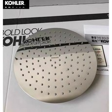 KOHLER/科勒衛浴浴室頂噴花灑 淋浴噴頭單頭淋雨頭 家用沐浴蓮蓬頭洗澡方形頂噴, 1個, 方形,8寸直徑20CM