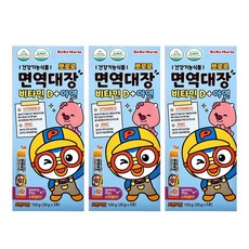 뽀로로 면역대장 비타민D+아연, 100g, 3개