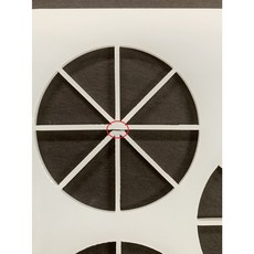 橙片巧克力裝飾板(附6cm圓型切模)【*4H30】, 1個, 瑕疵(如圖為裂痕一個)