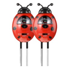 쏘냐도르 화분 토양 수분 측정기, 무당벌레 2개