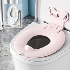 兒童馬桶坐便圈新款寶寶馬桶坐墊圈馬桶蓋坐墊小孩專用馬桶墊通用, 旗艦款【可調節固定】粉色:1個