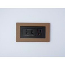 Panasonic國際牌雲雀Glatima系列開關插座面板蓋板【快速出貨】, 1個, 合計3Ａ雙槽USB加插座（黑