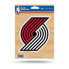 Rico Industries NBA 워싱턴 위저즈 다이 컷 비닐 데칼, 포틀랜드 트레일 블레이저, 3-원사이즈, 레드, 블랙
