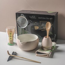 抹茶碗組 茶筅 茶杓 茶筅立 和風茶道體驗, 1個, ZXL三號碗路寶灰8件套（黑彩盒）,其它