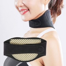 블랙1P 목보호발열 찜질 목보호대 경추 dhy*91831eH