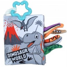 오즈토이 유아용 흑백 헝겊 꼬리 촉감책 공룡 66537a-4 초점책 신생아 완구