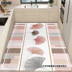 DFMEI 廚房地墊防滑防油防水免洗可擦pvc, 1個, 銀杏