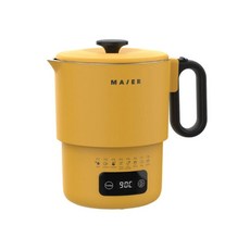 마이어 여행포트 0.8L SH0802 여행용 전기포트 스테인리스 미니 휴대용 출장 캠핑용 라면 햇반 코스트코
