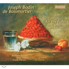 [CD] Barthold Kuijken 브아모르티에: 5개의 플룻을 위한 6개의 협주곡 (Boismortier : Six Concertos for Five Flutes)