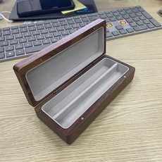 가죽 만년필 보관함 고급 케이스 파우치 수납 홀더 휴대용, 브라운