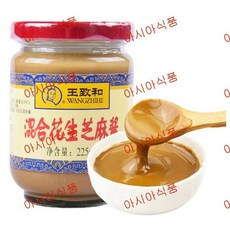 아시아식품 왕즈허 혼합즈마장 땅콩소스, 225g, 7개