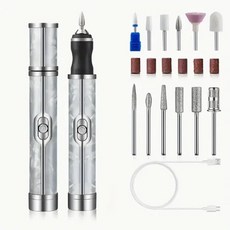 네일 샌더 휴대용 매니큐어 리무버 도구 펜슬 전기 케어, 1개, 1. 파란색