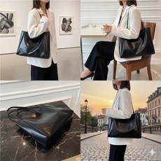 [윌링턴] 여성 레더 숄더백 가방 레더 빅 사이즈 숄더백