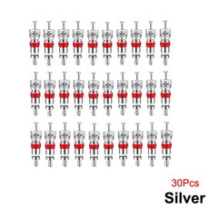 Schr 타이어 밸브 코어 대부분의 자동차 RV ATV 및 에어컨 리무버 교체용 / 스템, Silver 30Pcs