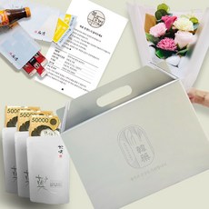 可愛的農場蜂蜜 J 鹿茸紅參草藥零用錢盒+花束套組, 粉彩色韓藥零錢袋+花束組, 哈密瓜綠, 1組