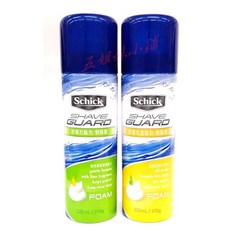 Schick 舒適牌 刮鬍泡/潔面泡 220mL, 1個, 敏感型【綠色】