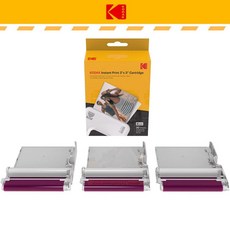 코닥 미니3 / 미니샷3 전용 카트리지 3 x 3 30p, 2개