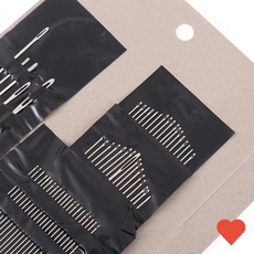 뜨개질 용품 55p 바늘세트 손 바늘 다양 한 사이즈