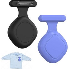 2팩 타일 메이트 2024용 실리콘 케이스 라이프360 트래커용 전체 보호 방수 홀더 핀이 있는 부드러운 커버 가방 반려동물 수하물용 블랙블루, 2Pcs(Black+Blue)