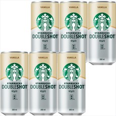 스타벅스 더블샷 바닐라 200ml, 6개