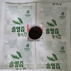 솔잎즙 황녹력(솔잎+황칠+녹용)더진한 솔잎진액, 50개, 115ml