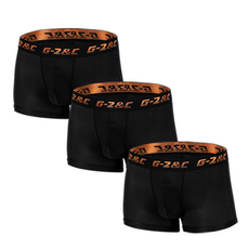 남성 분리형 투포켓 기능성 드로즈 블랙 3종세트