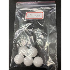 彈珠台專用小白球-24mm，5顆1包，彈珠遊戲配件，懷舊童玩必備, 1個