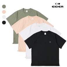 아이더 택가 69 000원여성 베이직 반팔 라운드 티셔츠 터치감과 신축성이 우수한 반팔티 DWM24256 964061