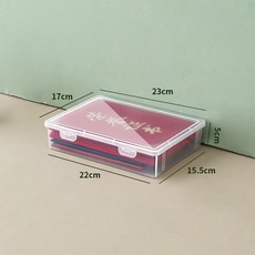 透明收納盒 證件收納 文件收納, 1個