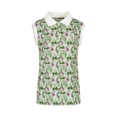 벤제프 여성 하와이안패턴 슬리브리스티 BQ2MWTN717 3102815