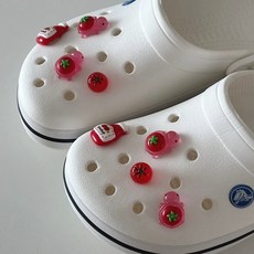 비니빈스 거북이 토마토 케찹 신발꾸미기 실내화 파츠 세트 8pcs