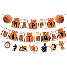 이벤트홀릭 축구 야구 농구 생일 해피버스데이 가랜드 스포츠, 1개, 3.농구 생일 가랜드